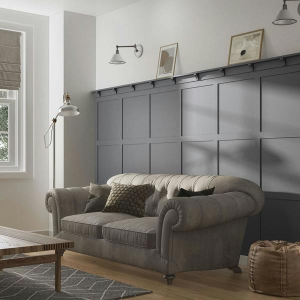 Cheshire Mouldings WPKT10 Primed Picture Rail Shelf (T) 18mm (W) 70mm (L) 2.4m