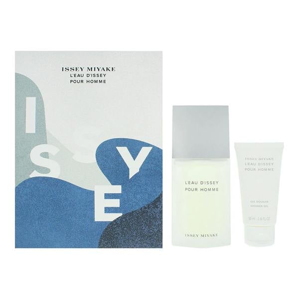 Issey Miyake L'eau D'issey Pour Homme Eau de Toilette 75ml + Shower Gel 50ml Gift Set for Him