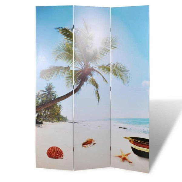 Berkfield Folding Room Divider 120x170 cm Beach