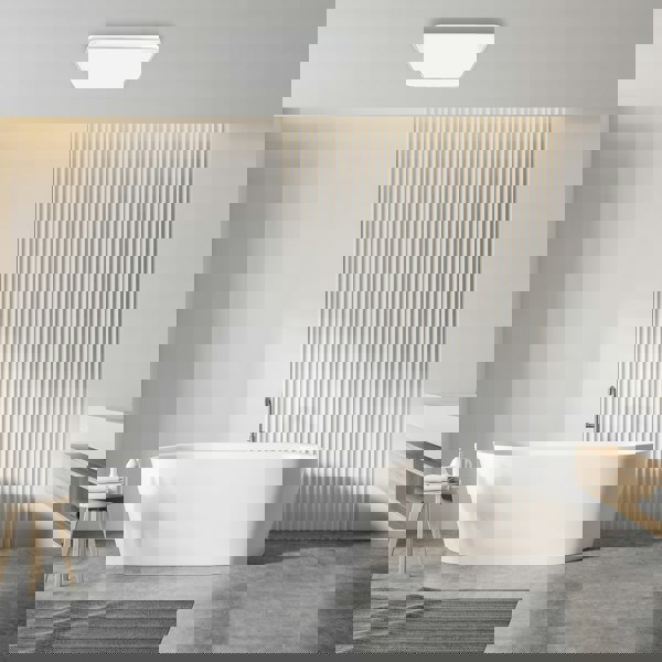 Milagro Fabio LED Ceiling Lamp  White 35W(200W) 47cm Great Value Stylish Lifetime Light Source