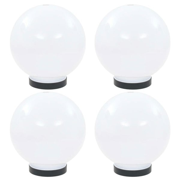 Berkfield LED Bowl Lamps 4 pcs Spherical 20 cm PMMA