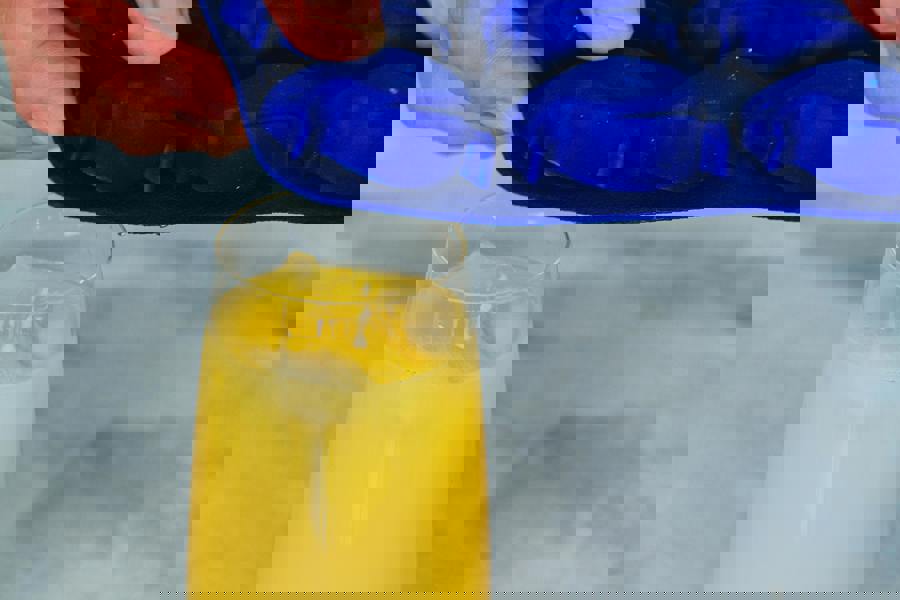 BarCraft Flexible Penguin Shape Ice Cube Trays, Set of 2 Blue Silicone Ice Cube Moulds