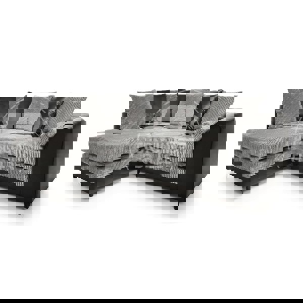 Furnishings For Less Luca Mixed Fabric 4 Seater Corner Sofa - Scatter Back