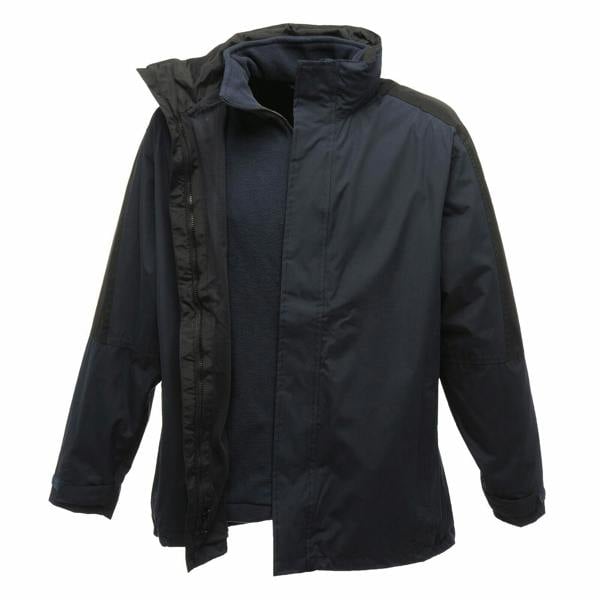 Regatta Defender III 3-in-1 Waterproof Windproof Jacket / Performance Jacket - Navy/Black - 
