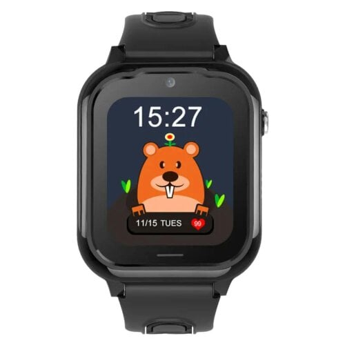 Sentar Children's Smartwatch 1.6" 4G GPS SOS Video Telephony IPX7 - 710mAh - Schwarz