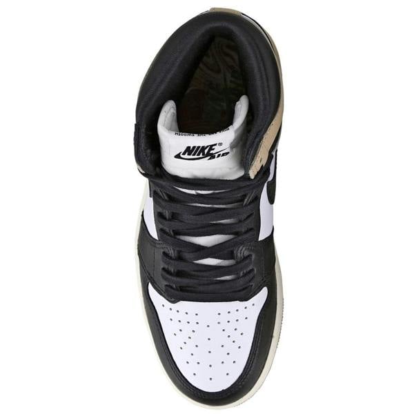Nike Womens/Ladies Air Jordan 1 Retro Leather High Cut Trainers - Brown - 