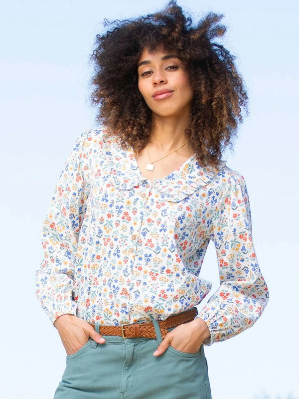 Kite Organic Crendell Dolly Collar Twill Blouse