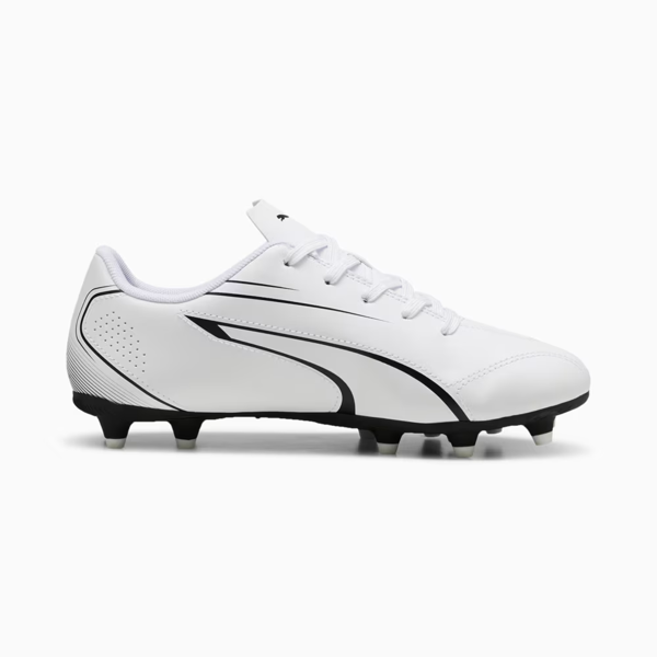 Puma Childrens/Kids Vitoria Football Boots - White/Black