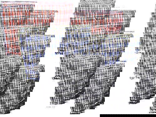 6 X LARGE STRONG LAUNDRY STORAGE SHOPPING BAG REUSABLE STORE ZIP BAGS NEW