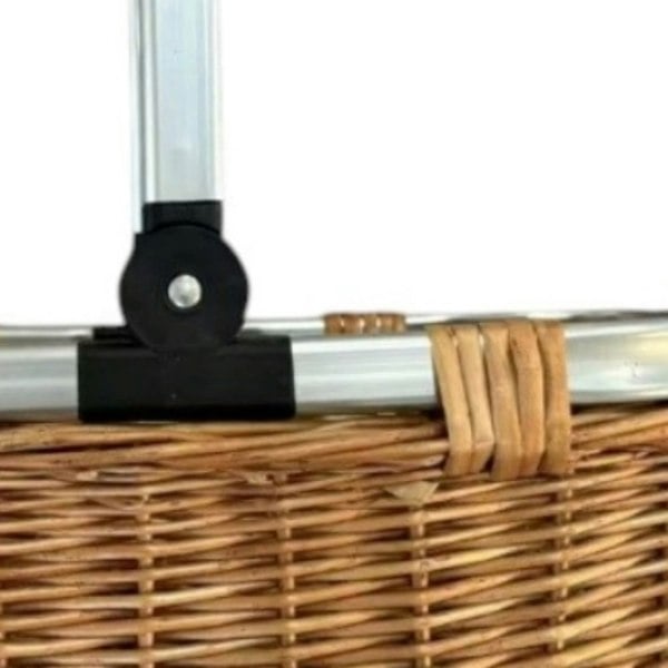 Folding Aluminium  Handle Shopping Basket