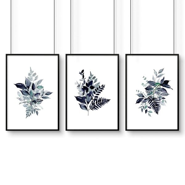 Botanical artwork | set of 3 wall art prints