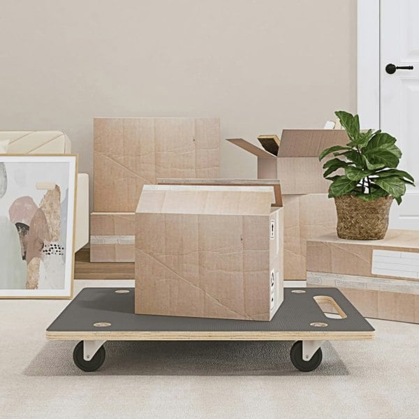 Berkfield Dolly Trolleys 2 pcs Rectangular 80x55x11.5 cm