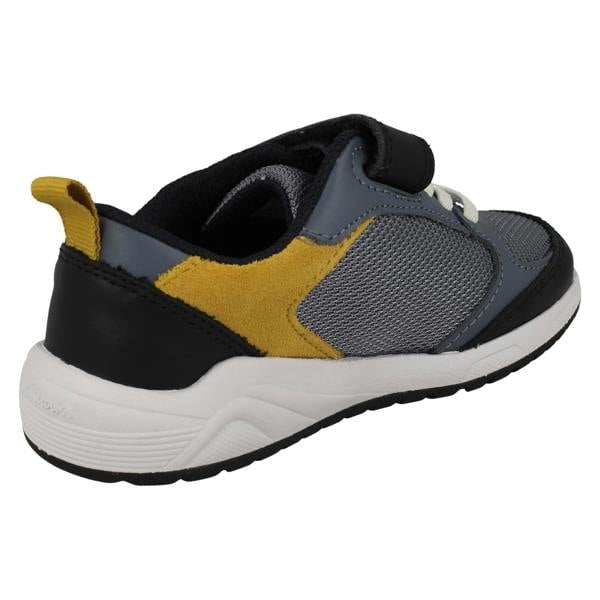 Clarks Childrens Clarks Big Cat Detailed Trainers Aeon Cheat K