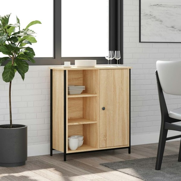 Berkfield Sideboard Sonoma Oak 70x30x80 cm Engineered Wood