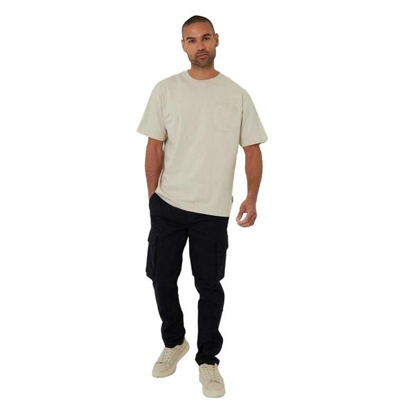 Threadbare Mens Ambrosia Regular T-Shirt - Stone - 