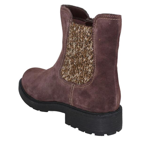 Clarks Ladies Clarks Casual Zip Chelsea Ankle Boots Opal Sky