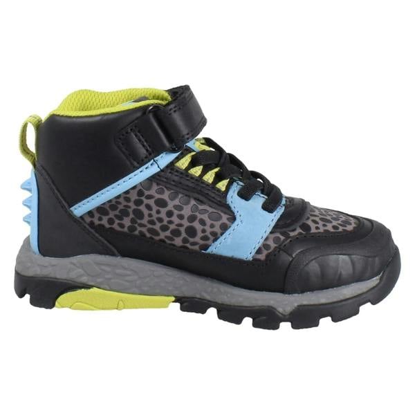 Clarks Boys Clarks Dinosaur Detail Hi Top Trainers Steggy2 Tri K