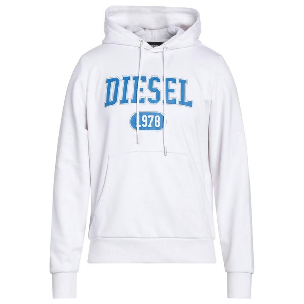 Diesel Varsity S-Ginn K25 Hoodie - White