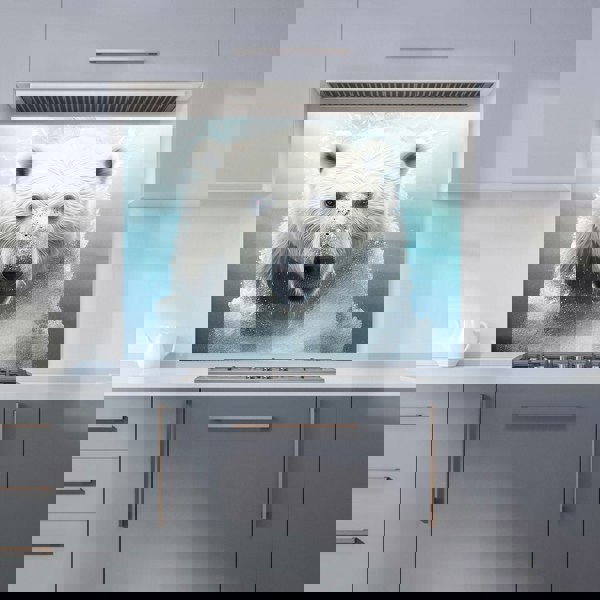 Warren Reed - Designer Polar Bear Splashart Kitchen Splashback