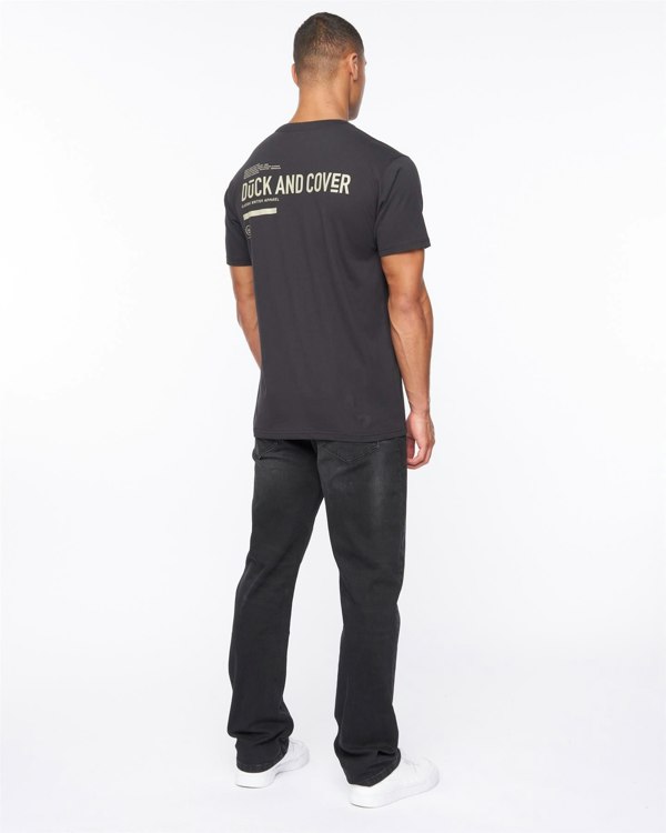 Duck and Cover Heningys T-Shirt - Black