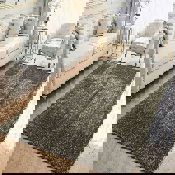 Brilliance Short Pile Green Rug | THE RUGS