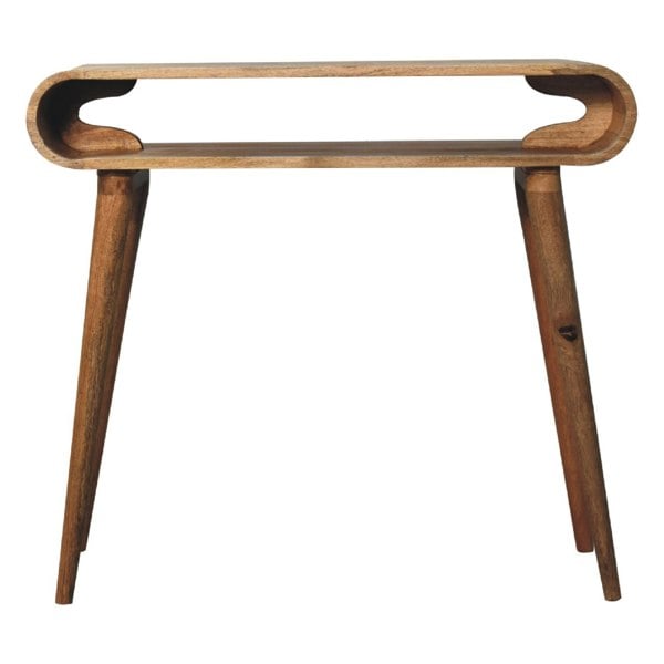 Artisan Furniture Amaya Oak-ish Nordic Style Console Table