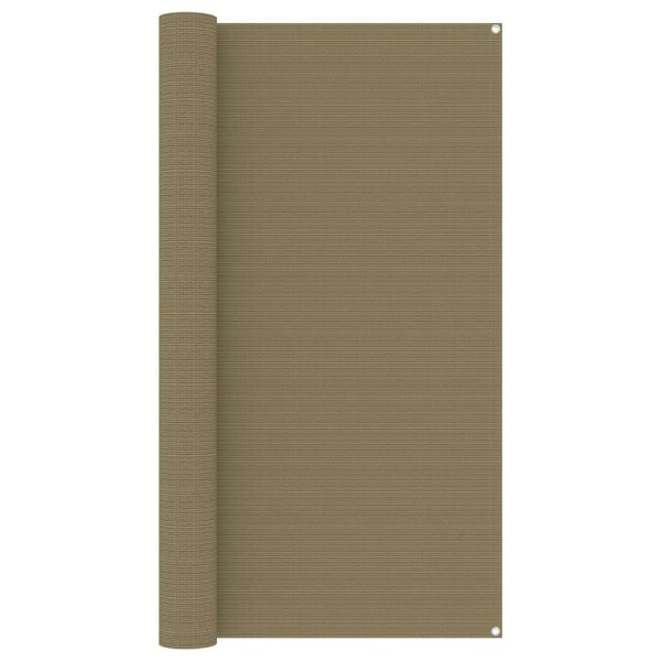 Berkfield Tent Carpet 200x400 cm Taupe