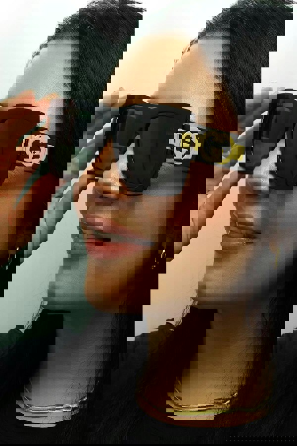 Gucci Sunglasses GG1688S 001 Black with Gold Grey