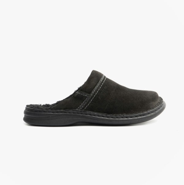 Josef Seibel MAX 67 Mens Leather Mule Black