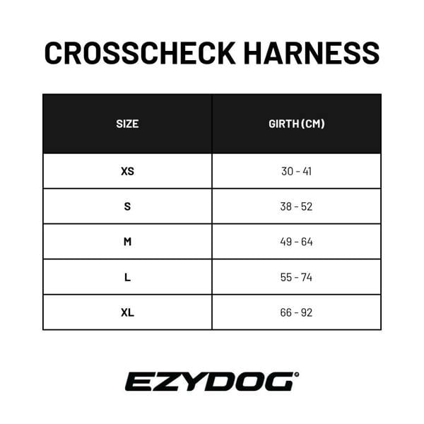 EzyDog Crosscheck Dog Harness in Red