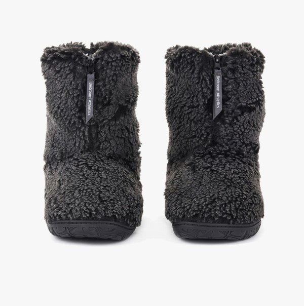 Bedroom Athletics GOSLING Mens Boot Slippers Washed Black