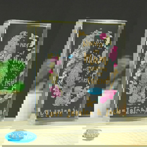 Personalised Memento Company Personalised Me To You Forever My Friend Crystal Token