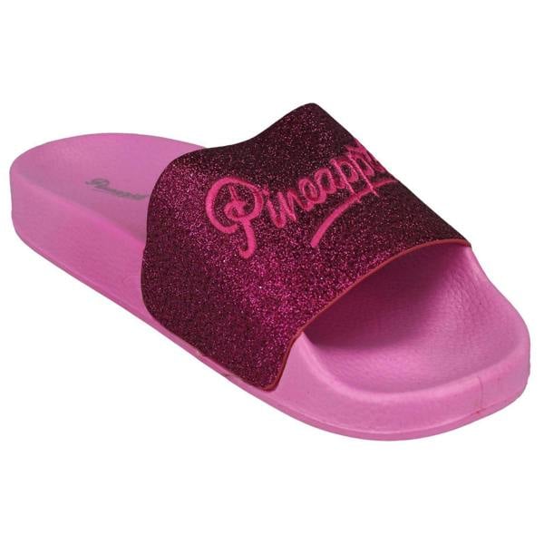 Pineapple Girls Pineapple Glitter Summer Mule