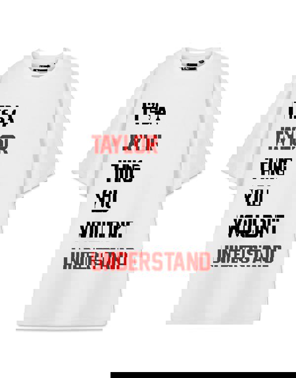 Show Me The Merch Womens White It's A Taylor Thing Short Sleeved T-Shirt