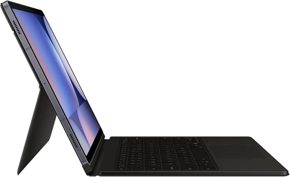 Samsung Galaxy Tab S9/S10 Plus FE 12.4" Book Cover French Keyboard AI Key Black - EF-DX825BBEGFR