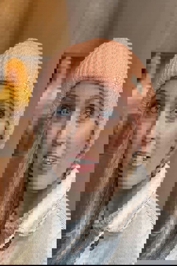 SuperBobble Coral Ladies Fashion Beanie Hat