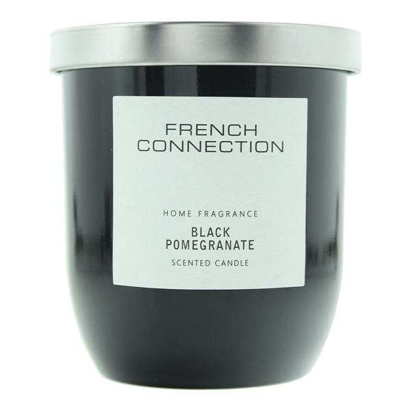 French Connection Black & White Collection Black Pomegranate Candle 158g