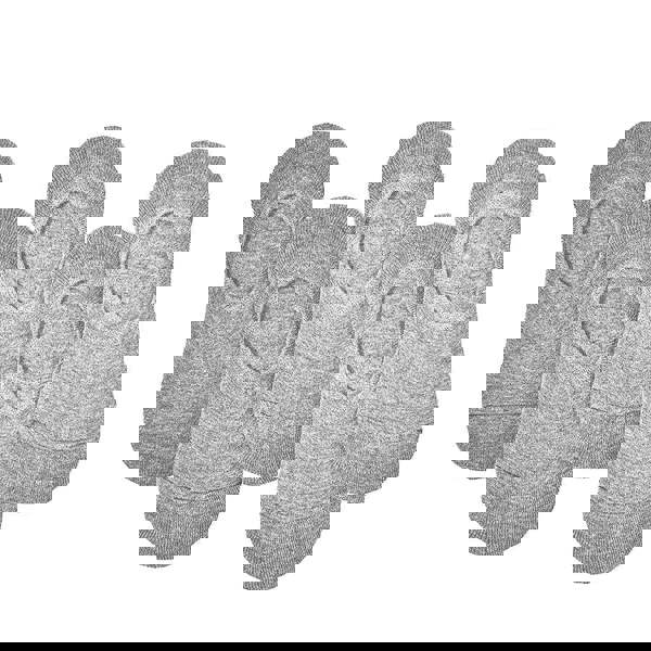 Anyfootwear 5 Pairs Grey Size 10-14 Fashion Formal Socks High Quality Office Sports Business Long Socks Cotton Solid Colors Skateboard Knitted Casual