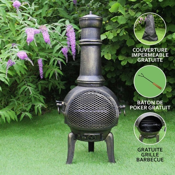 Monstershop Cast Iron Chiminea