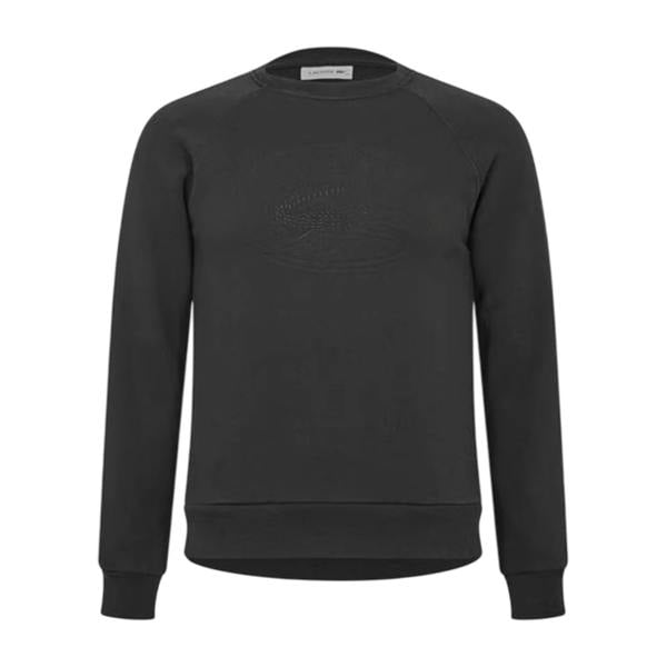 Lacoste Womens/Ladies Embroidered Logo Relaxed Fit Sweatshirt - Black - 