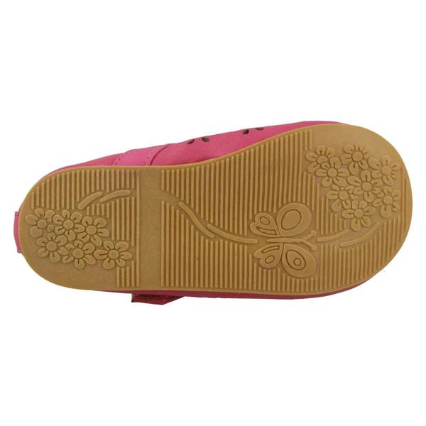 Spot On Girls Spot On Flat Ballerina Shoes with Cut Out Flower Detail
