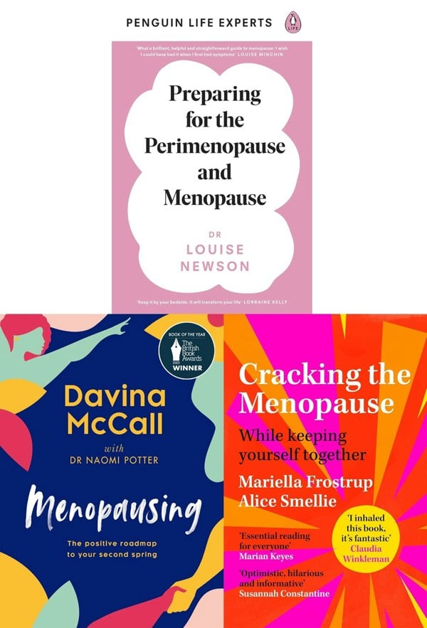 Cracking the Menopause, Menopausing (HB), Preparing for the Perimenopause and Menopause 3 Books Collection Set