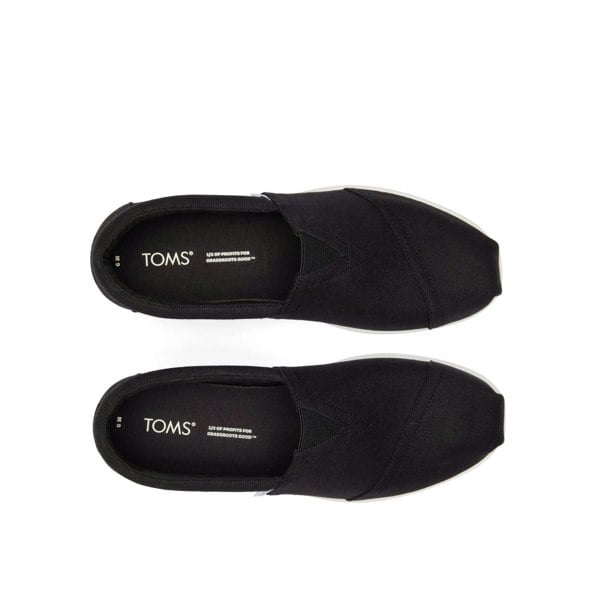 TOMS Alp FWD Canvas Men's Black Espadrilles