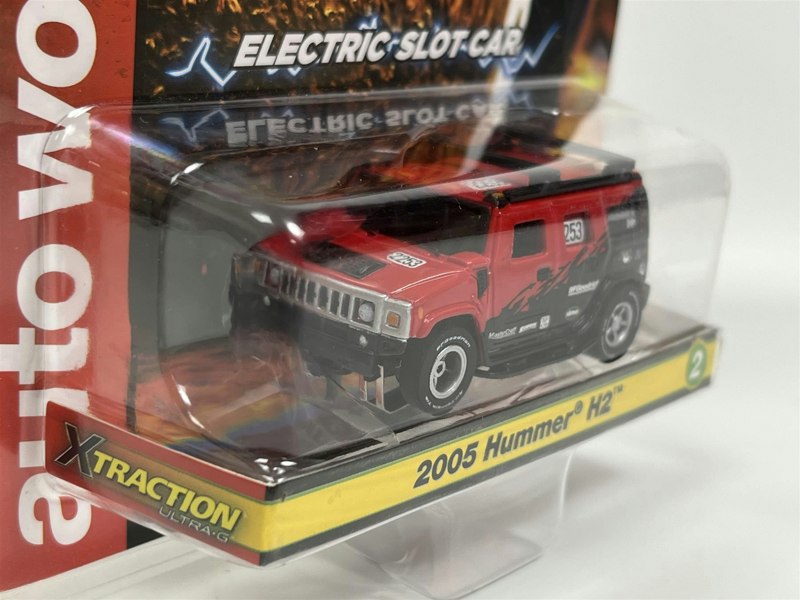 Auto World Slot Cars 2005 Hummer H2 #2253 HO Scale Slot Car X Traction Rally Auto World SC380-2