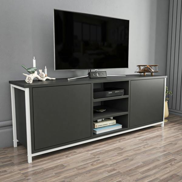 Decorotika Otis Modern Tv Stand TV Cabinet for TV's up to 63"