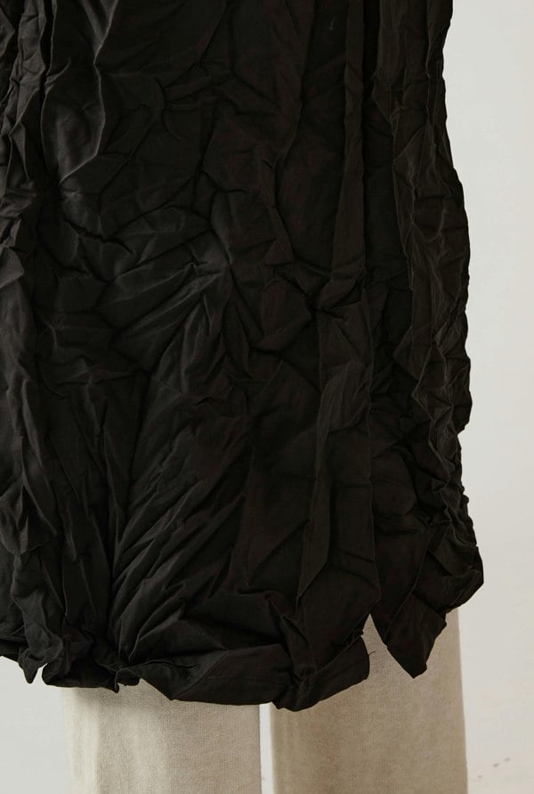 James Lakeland Crinkled Black Cardigan