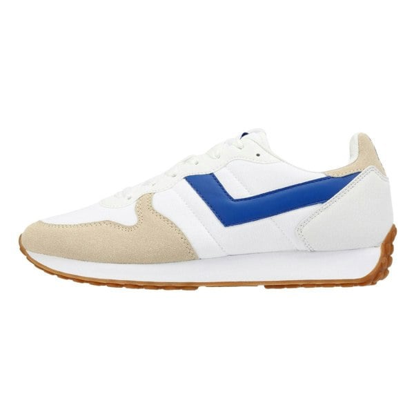Pony Express White/Electric Blue Trainers