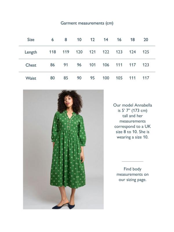 Kite Womens Organic Thistle Longburton Sateen Dress
