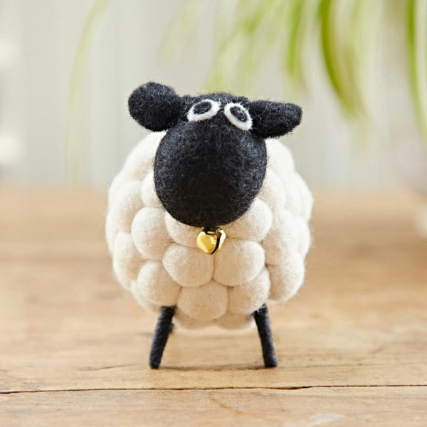 Paper High Felt Sheep Ornament