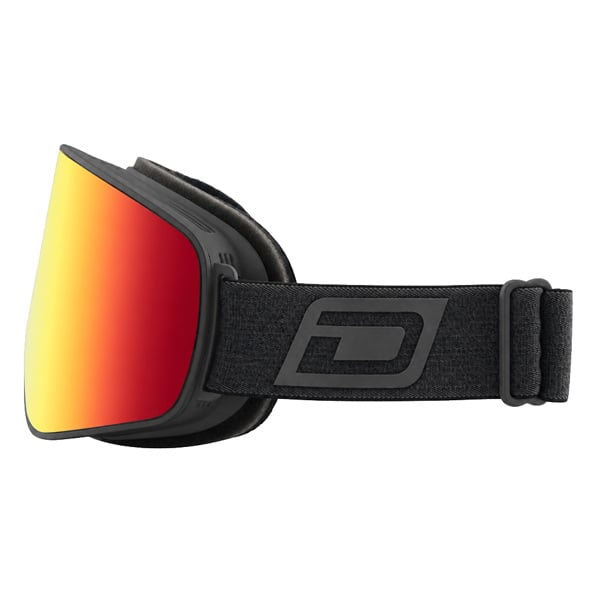 Dirty Dog MUTANT LEGACY - Matte Black with Red Fusion Mirror & Yellow Lens